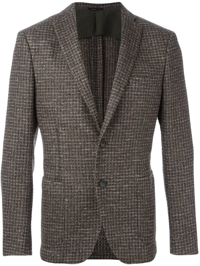 Tonello Woven Effect Blazer, $357 | farfetch.com | Lookastic