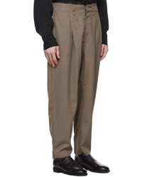 AIREI Brown Viscose Trousers