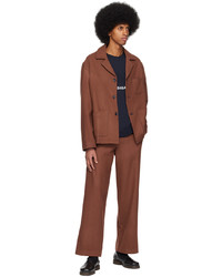 ABAGA VELLI Brown Wide Trousers
