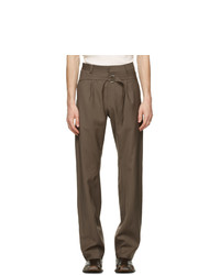 Bianca Saunders Brown Wool Clive Trousers