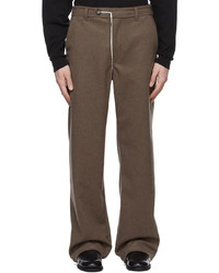 AIREI Brown Wool Trousers