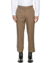 Sean Suen Khaki High Cuff Trousers