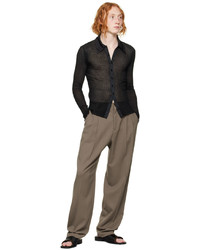 Maiden Name Taupe Emily Trousers