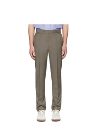 Maison Margiela Taupe Wool And Mohair Trousers