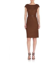 Brown Wool Dress