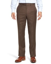 John W. Nordstrom Torino Traditional Fit Solid Wool Cashmere Trousers