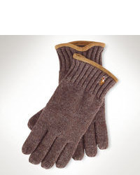 Brown Wool Gloves