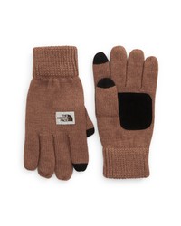 The North Face Etip Salty Dog Knit Tech Gloves In Pinecone Brown Heather At Nordstrom