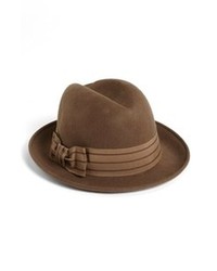 August Hat Stripes Ahead Wool Felt Fedora