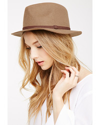 Forever 21 Faux Suede Band Wool Fedora
