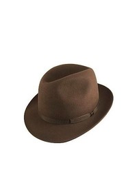 Olney Hats Newbury Fur Felt Fedora Brown