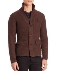 SLOWEAR Wool Blend Sweater Jacket