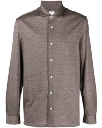 Barba Buttoned Up Wool Shirt