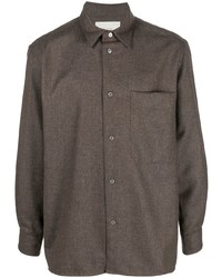 Studio Nicholson Gray Wool Blend Shirt