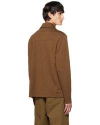 Lemaire Brown Convertible Polo