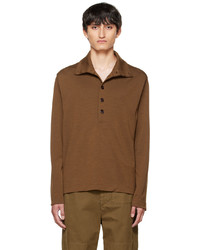 Lemaire Brown Convertible Polo