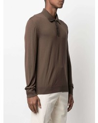 Ermenegildo Zegna XXX Long Sleeved Wool Polo Shirt