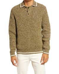 Ted Baker London Tames Mouline Polo Sweater