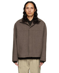 LE17SEPTEMBRE Brown Pinched Seam Coat