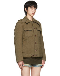 Maison Margiela Green Wool Jacket