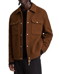 AllSaints Minard Wool Blend Shirt Jacket