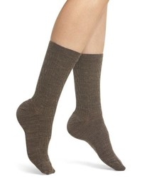 Brown Wool Socks