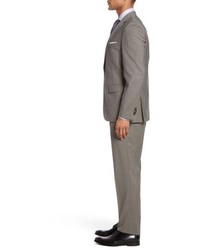 BOSS Johnstonslenon Trim Fit Solid Wool Suit