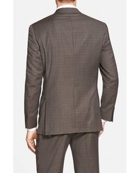 Hart Schaffner Marx New York Classic Fit Plaid Wool Suit