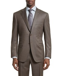 Canali Siena Classic Fit Solid Wool Suit