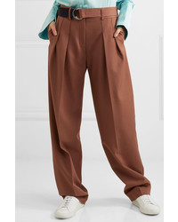 Victoria Victoria Beckham Pleated Wool Tapered Pants