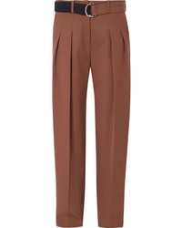 Victoria Victoria Beckham Pleated Wool Tapered Pants