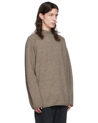 Hope Taupe Roll Sweater