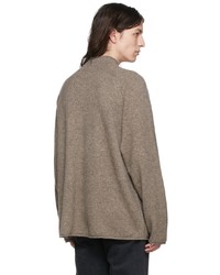 Hope Taupe Roll Sweater