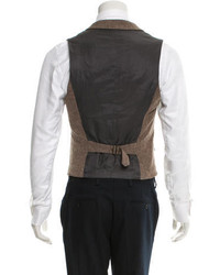 rag & bone Wool Notch Lapel Vest