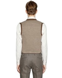 Boglioli Wool Silk Blend Sweater Vest