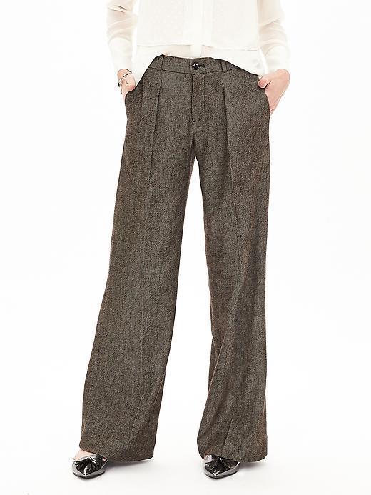 Banana Republic Brown Wide Leg Pants