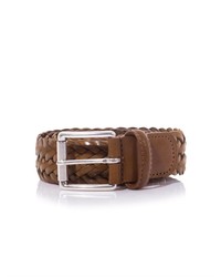 ANDERSON'S Woven Leather Belt