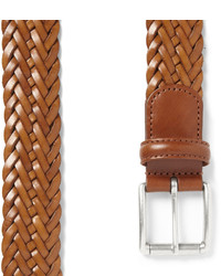 Andersons Andersons Brown 35cm Woven Leather Belt