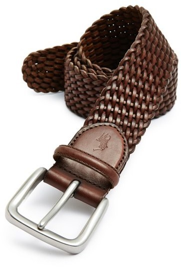 Polo Ralph Lauren Braided Leather Belt, $85 | Nordstrom | Lookastic