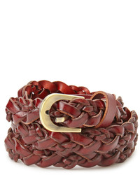 Forever 21 Faux Leather Braided Belt