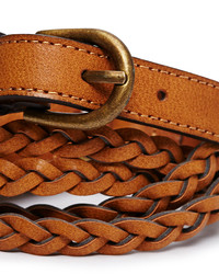 Forever 21 Faux Leather Double Braid Belt