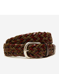 Bonobos Leather And Woven Braided Belt