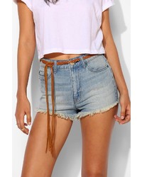 Urban Outfitters Ecote Braided Fringe Tie Belt