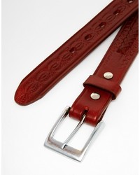 Reclaimed Vintage Woven Leather Belt