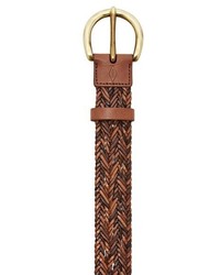 Fossil Woven Leather Belt