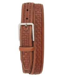 Johnston & Murphy Woven Leather Belt