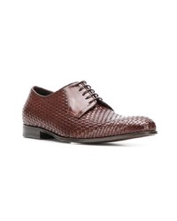 Canali Woven Derby Shoes