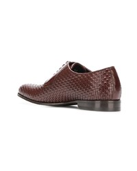 Canali Woven Derby Shoes
