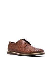 Baldinini Woven Leather Derby Shoes