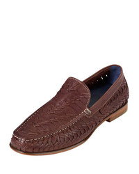 Cole Haan Air Tremont Woven Leather Loafer Brown